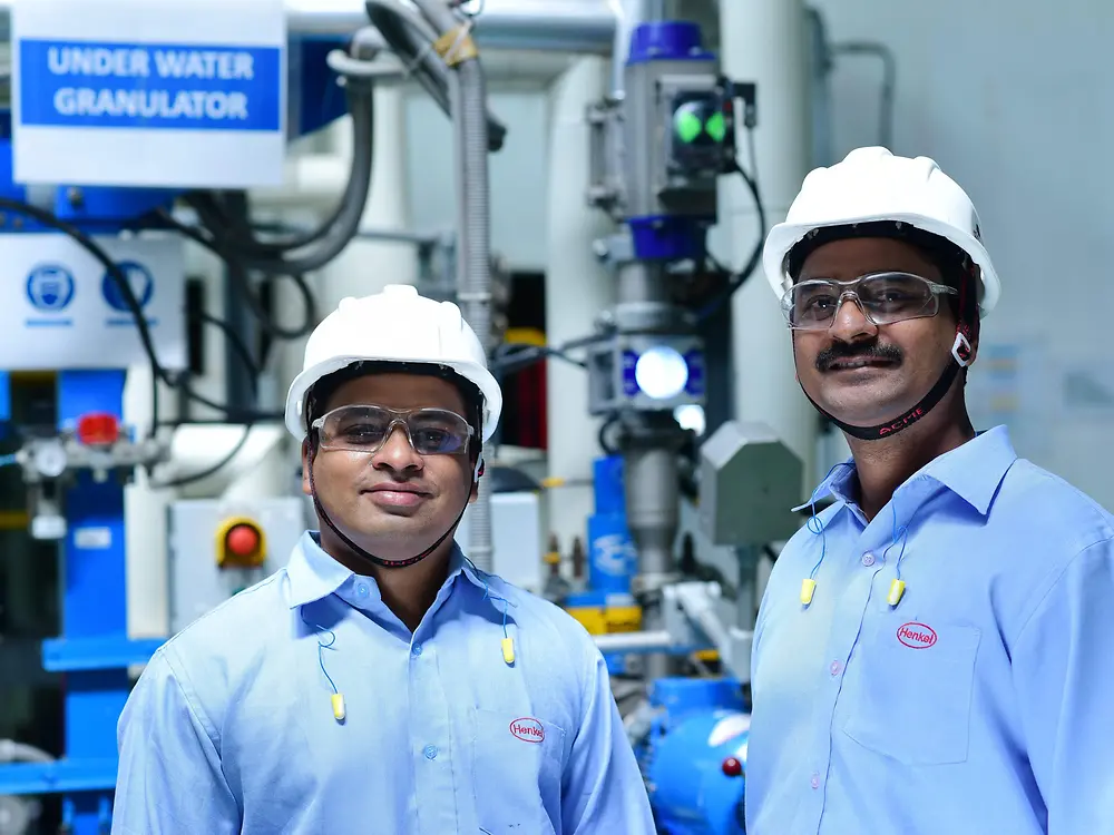 
Production of water-based adhesives at Thane site, India