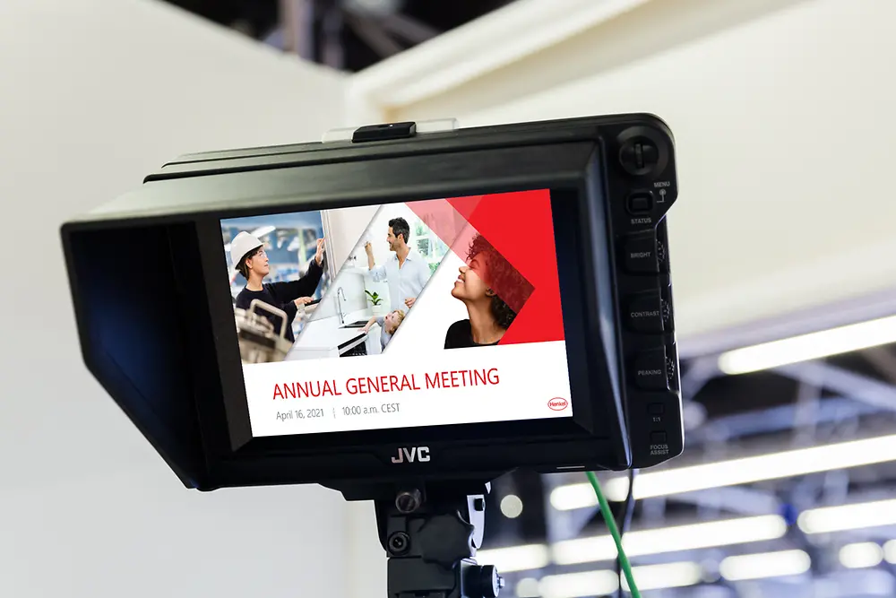 Webcast Annual General Meeting 2021