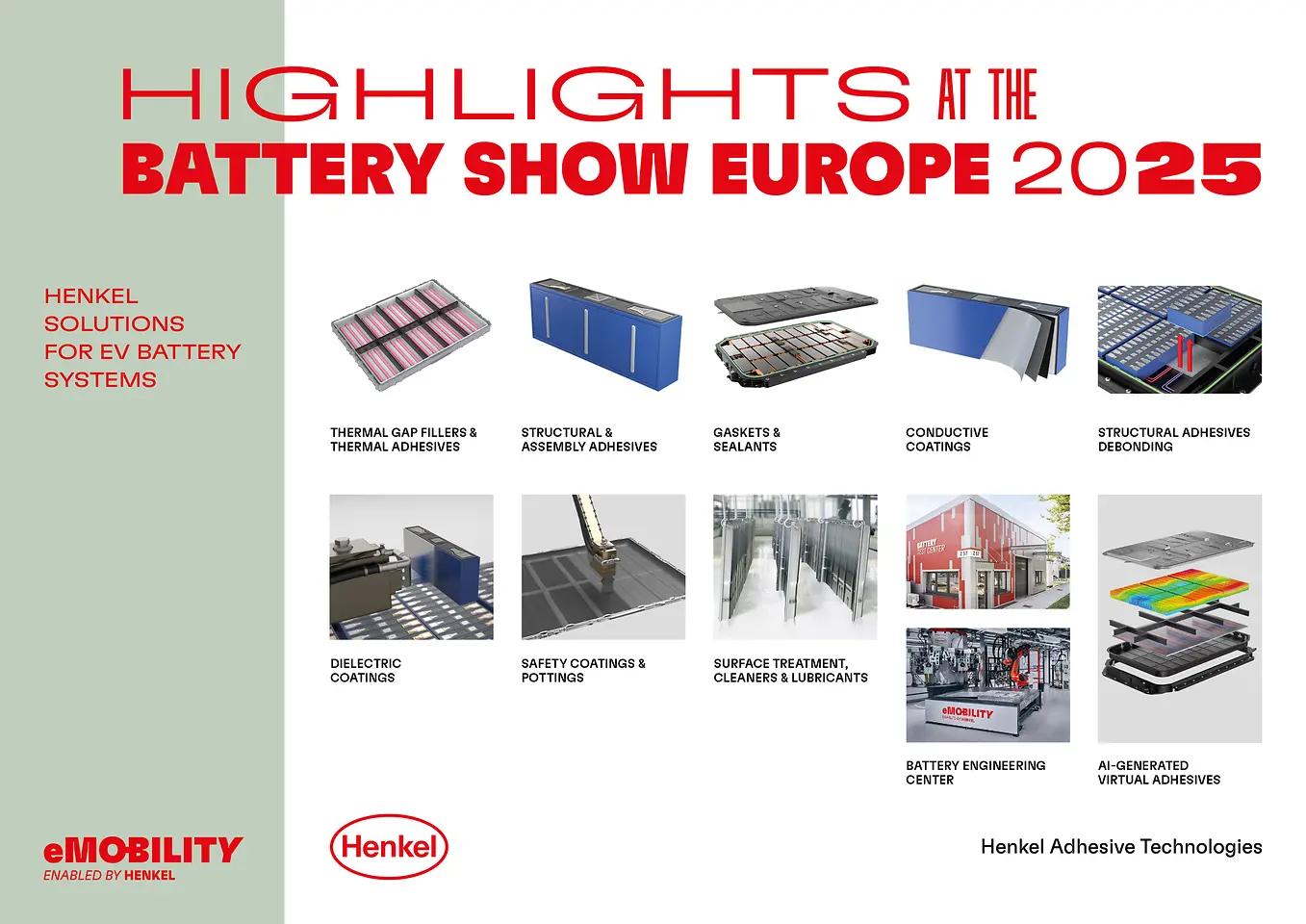 
Henkel´s highlights at the Battery Show Europe 2025