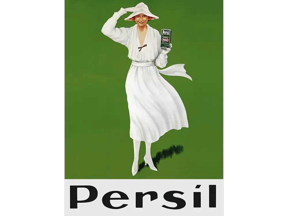 Poster for Persil with the original Lady in White (1922)