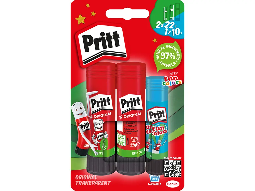 
The new cardboard blisters present a window at the front allowing consumers to see and touch the products.