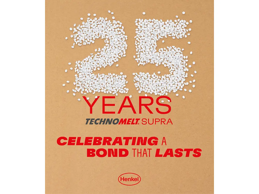 
For 25 years, Henkel Adhesive Technologies’ Technomelt Supra product range has stood for high-performance hot melt adhesives.