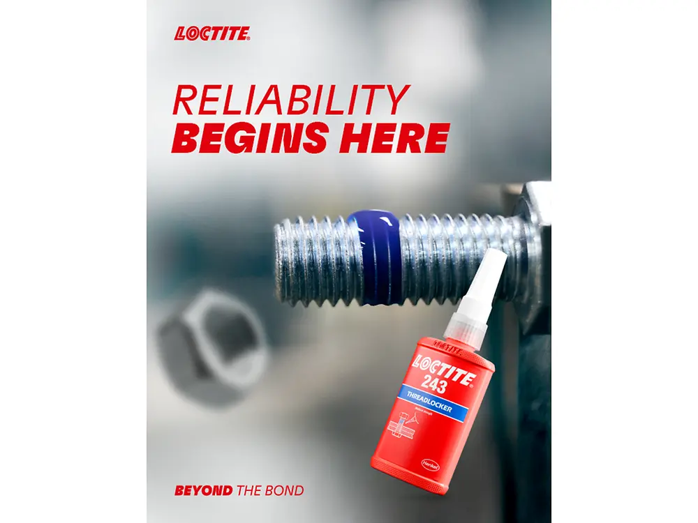 
‘Reliability Begins Here’: Henkel launches a new global threadlocking program for industrial assembly.