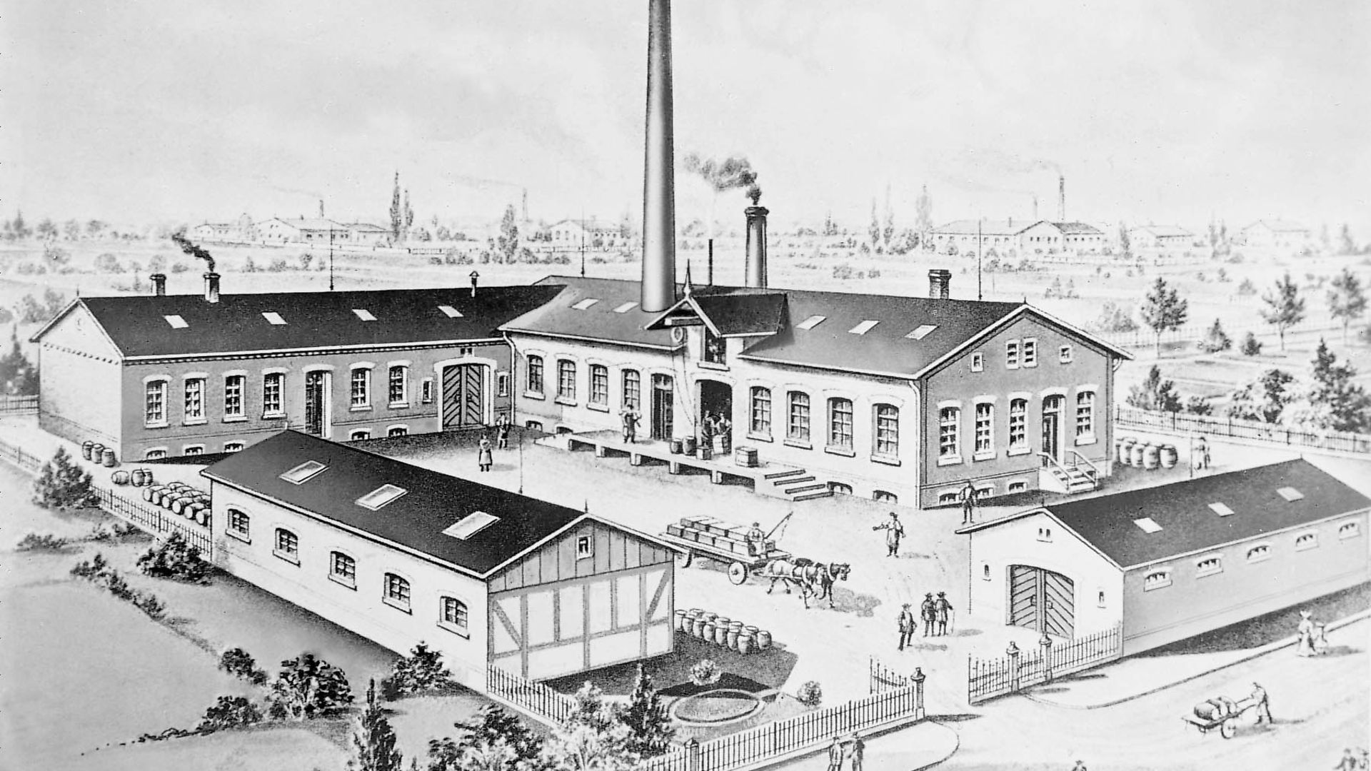 Building Schuetzenstrasse Duesseldorf 1878