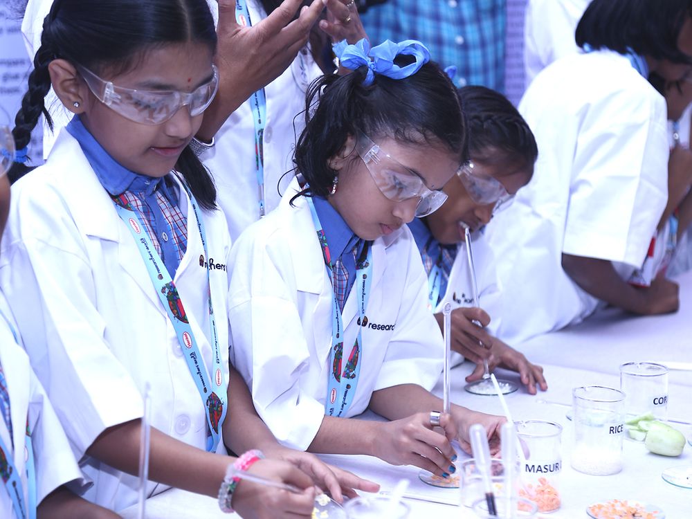 Henkel India Reasearchers World - Children learning about detergents